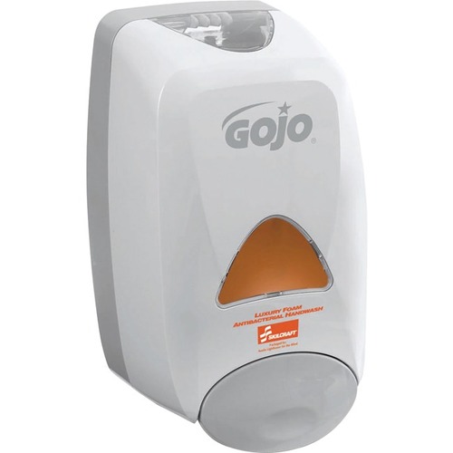 SKILCRAFT GOJO FMX-12 Foam Soap Dispenser - 1.32 quart Capacity - Anti-bacterial, Biodegradable - Gray - 1 Each