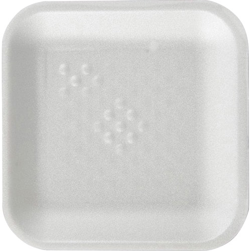 SEPG Genpak Supermarket Meat Trays - Food, Meat - White - Foam Body - 1000 / Carton