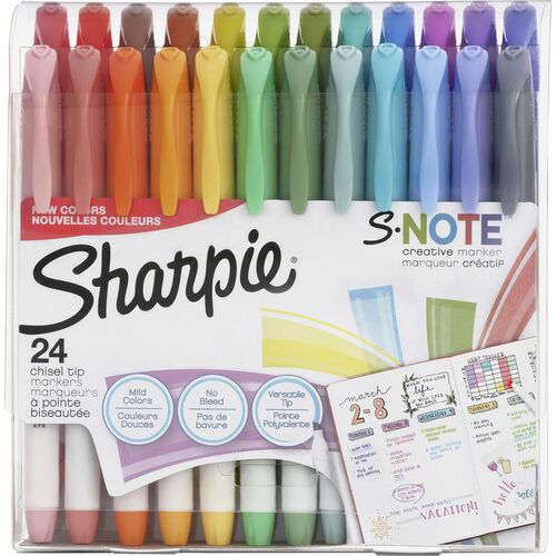 Picture of Sharpie S-Note Creative Markers, Chisel Tip