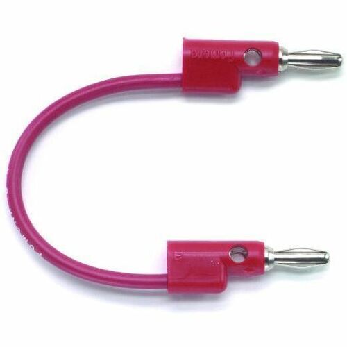 Pomona Banana Plug Patch Cord (Red)