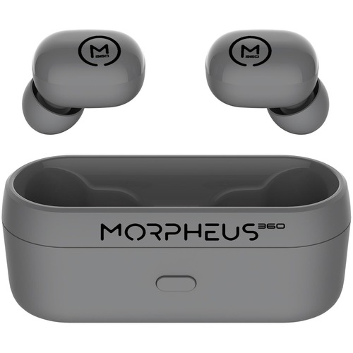 Morpheus 360 Spire True Wireless Earbuds - Bluetooth In-Ear Headphones with Microphone - TW1500G - HiFi Stereo - 20 Hour Playtime - Binaural - In-ear Wireless Headphones - Magnetic Charging Case - USB Charging - Waterproof/Sweatproof IPX4 - Designed for S
