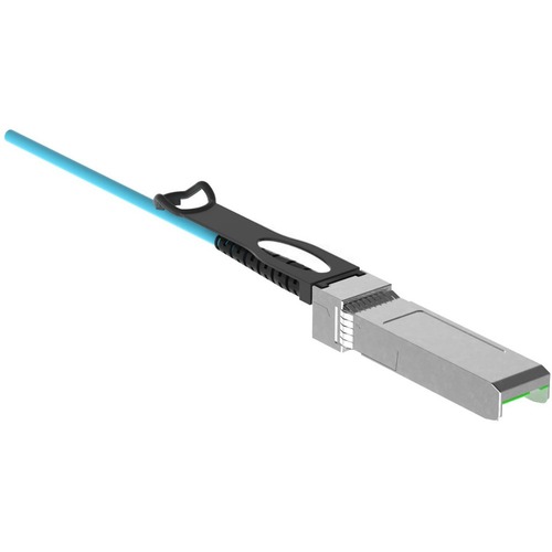Panduit Active Optical Cable Assembly, SFP28 to SFP28, 25G, OM3, Aqua, 10 Meters - 32.81 ft Fiber Optic Network Cable for Network Device, Server, Switch, Computer, Transceiver - First End: 1 x SFP28 Network - Second End: 1 x SFP28 Network - 25 Gbit/s - Aq