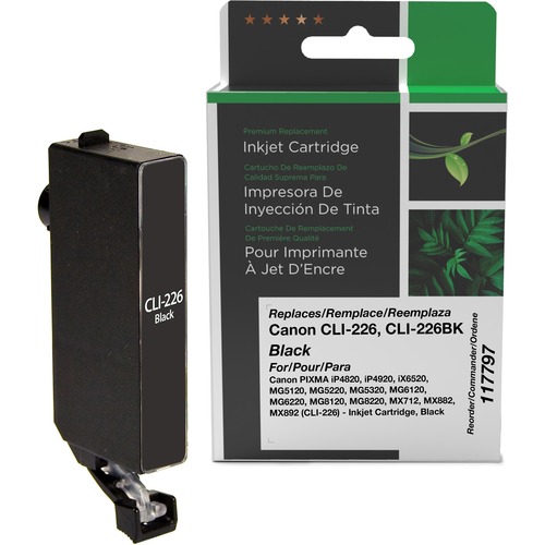 Clover Technologies Remanufactured Inkjet Cartridge, Alternative for Canon CLI-226BK, CLI-226 - Black