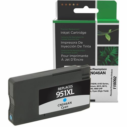 Clover Technologies Remanufactured Inkjet Cartridge - Alternative for HP 951XL - Cyan