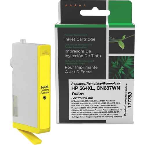 Clover Technologies Remanufactured Inkjet Cartridge - Alternative for HP 564XL - Yellow - Ink Cartridges & Printheads - CIG117783