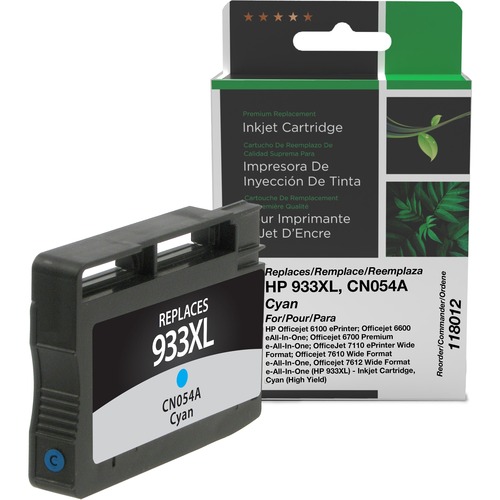 Clover Technologies Remanufactured Inkjet Cartridge - Alternative for HP 933XL - Cyan - Ink Cartridges & Printheads - CIG118012