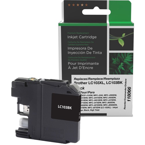 Clover Technologies Remanufactured Inkjet Cartridge - Alternative for Brother - Black - Ink Cartridges & Printheads - CIG118066