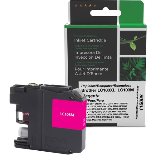 Clover Technologies Remanufactured Inkjet Cartridge - Alternative for Brother - Magenta