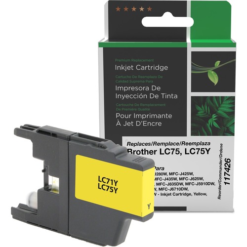 Clover Technologies Remanufactured Inkjet Cartridge - Alternative for Brother - Yellow