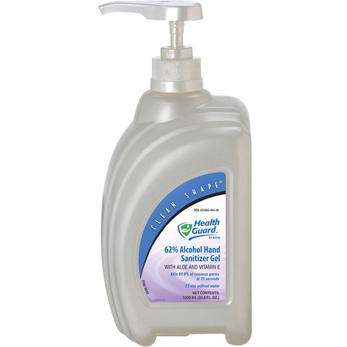 Health Guard Hand Sanitizer Gel - Alcohol Scent - 33.8 fl oz (1000 mL ...