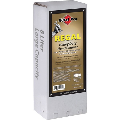 Kutol Regal Heavy Duty Hand Cleaner - Neutral ScentFor - 2.1 gal (8 L) - Soil Remover, Oil Remover, Ink Remover, Fluid Remover - Hand, Multipurpose - Tan - Heavy Duty, Solvent-free, VOC-free - 2 Pack