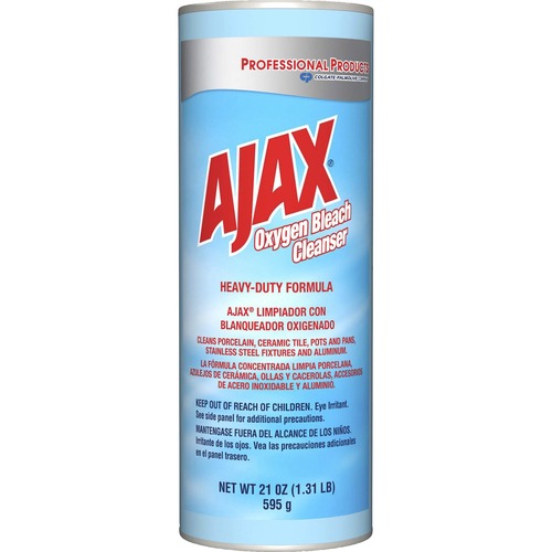 AJAX Oxygen Bleach Cleanser - 21 oz (1.31 lb) - Pleasant Scent - Heavy Duty - Blue - 1 Each