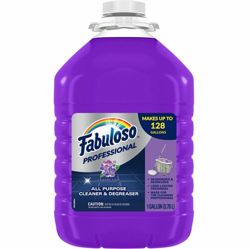 Fabuloso All-Purpose Cleaner - 128 fl oz (4 quart) - Lavender, Fresh ScentBottle - 1 Each - Long Lasting, pH Neutral, Rinse-free, Deodorize, Easy to Use, Residue-free - Purple