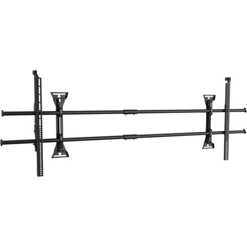 Chief Ultrawide Micro-Adjustable Wall Mount - For Displays 80-120"- Black - Height Adjustable - 80" to 120" Screen Support