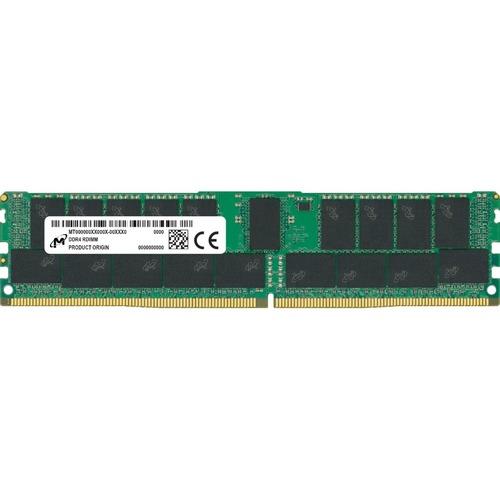 Crucial 16GB DDR4 SDRAM Memory Module - For Server, Workstation - 16 GB (1 x 16GB) - DDR4-3200/PC4-25600 DDR4 SDRAM - 3200 MHz Dual-rank Memory - CL22 - 1.20 V - ECC/Parity - Registered - 288-pin - DIMM - 3 Year Warranty