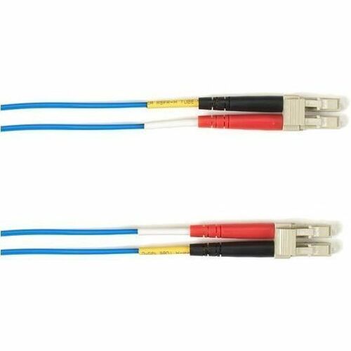 Black Box Colored Fiber OS2 9/125 Singlemode Fiber Optic Patch Cable - LSZH