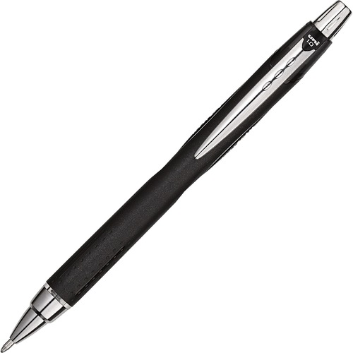 uniball™ Jetstream Retractable Ballpoint Pen - 1 mm (0.04") Medium Pen Point - Retractable - Black Ink - Pigment-based - 1 Each