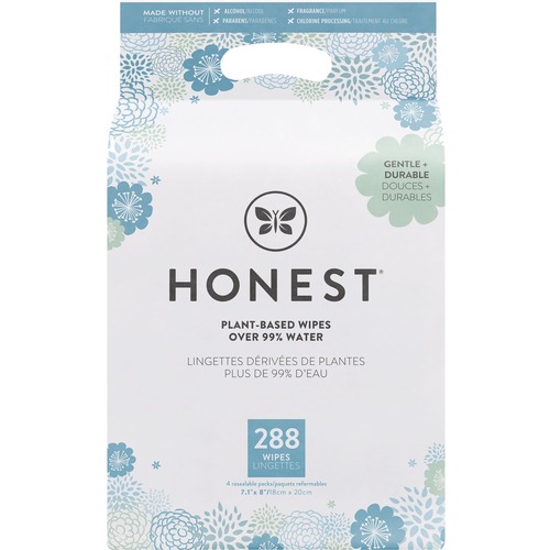 Honest Wipes, Pattern Play, 288 Count - 288 / Pack