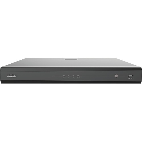 Gyration 16-Channel Network Video Recorder With PoE - 8 TB HDD - Network Video Recorder - HDMI - 4K Recording