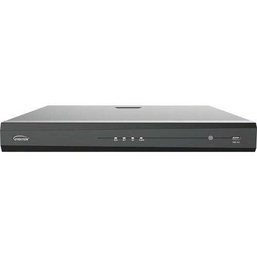 Gyration 16-Channel Network Video Recorder With PoE - 16 TB HDD - Network Video Recorder - HDMI - 4K Recording