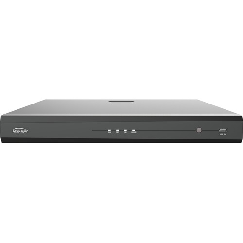 Gyration 16-Channel Network Video Recorder With PoE, TAA-Compliant - 8 TB HDD - Network Video Recorder - HDMI - 4K Recording - TAA Compliant