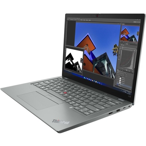 Lenovo ThinkPad L13 Gen 3 21B3003SUS 13.3" Touchscreen Notebook - WUXGA - 1920 x 1200 - Intel Core i7 12th Gen i7-1255U Deca-core (10 Core) - 16 GB Total RAM - 16 GB On-board Memory - 256 GB SSD - Storm Gray - Intel Chip - Windows 11 Pro - Intel Iris Xe G
