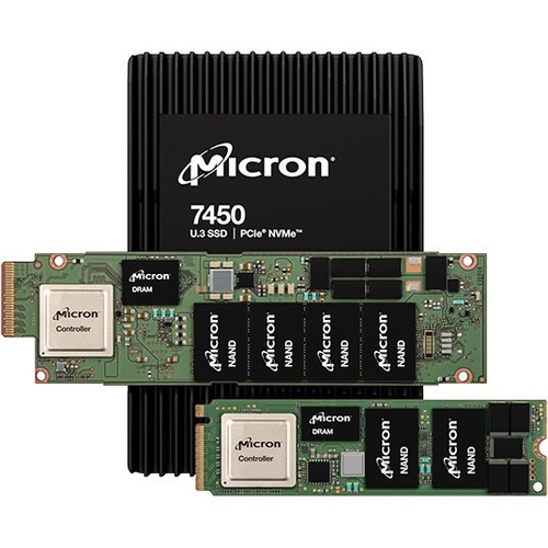 Micron 7450 PRO 960 GB Solid State Drive - M.2 2280 Internal - PCI Express NVMe (PCI Express NVMe 4.0 x4) - Read Intensive - TAA Compliant