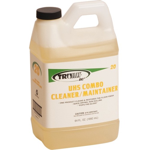 Fuller #20 UHS Combo Cleaner/Maintainer - Concentrate Liquid - 64 fl oz (2 quart) - Citrus Scent - 4 / Case - Clear Yellow