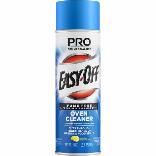 Professional Easy-Off Fume Free Over Cleaner - 24 oz (1.50 lb) - Lemon Scent - 1 Each - Fume-free - White