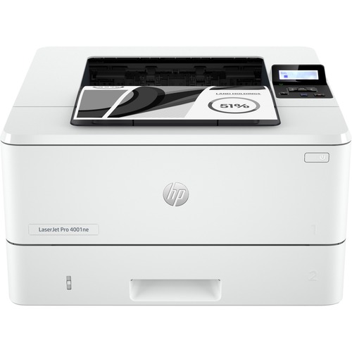 HP LaserJet Pro 4000 4001ne Wired Laser Printer - Monochrome - 41 ppm Mono - 4800 x 600 dpi Print - Automatic Duplex Print - 350 Sheets Input - Ethernet - 80000 Pages Duty Cycle - Plain Paper Print - Ethernet - USB