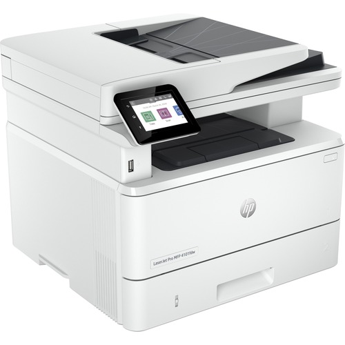 HP LaserJet Pro 4000 4101fdw Wireless Laser Multifunction Printer - Monochrome - Copier/Fax/Printer/Scanner - 42 ppm Mono Print - 4800 x 600 dpi Print - Automatic Duplex Print - Up to 80000 Pages Monthly - Color Flatbed Scanner - 1200 dpi Optical Scan - M