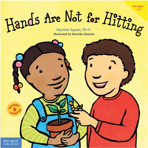 Free Spirit Publishing Hands Are Not for Hitting Best Behavior Series Printed Book by Martine Agassi, Ph.D., Marieka Heinlen, Grade 1 - 1 Each - Learning Books - FRE9781575423081