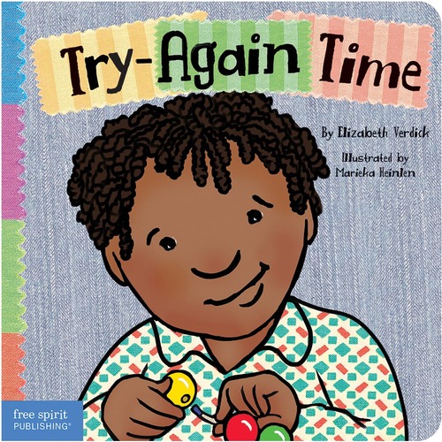 Free Spirit Publishing Try-Again Time Toddler Tools Series Printed Book by Elizabeth Verdick, Marieka Heinlen - Book