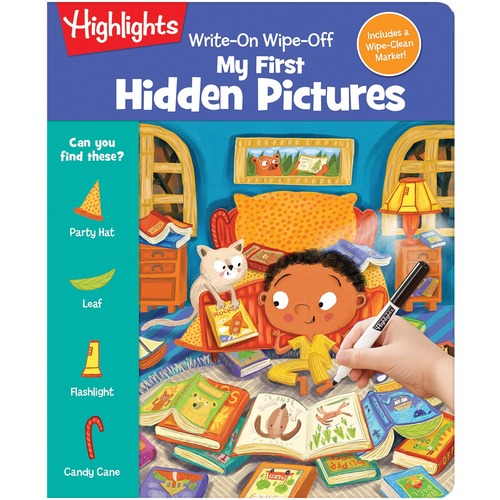Highlights Write-On Wipe-Off My First Hidden Pictures Printed Book - Book