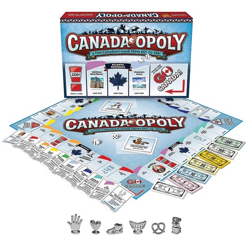 Late for the Sky Canada-opoly Game - Trading - 2 to 6 Players Box