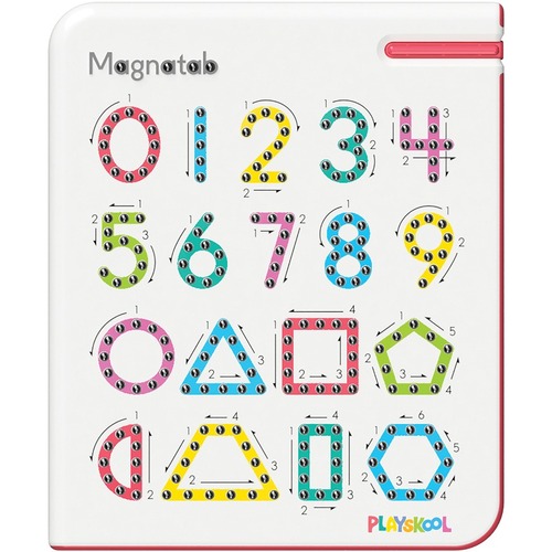 PlayMonster Kid O Magnatab Numbers & Shapes - Skill Learning: Number, Shape, Sound, Drawing, Creativity, Sensory - 3 Year & Up
