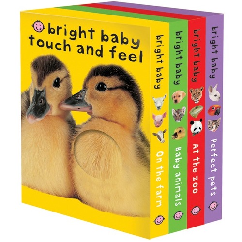 Priddy Books Bright Baby Touch & Feel Boxed Set Printed Book by Roger Priddy - Priddy Books US Publication - 2006 - Hardcover - English - Learning Books - RNC9780312498726