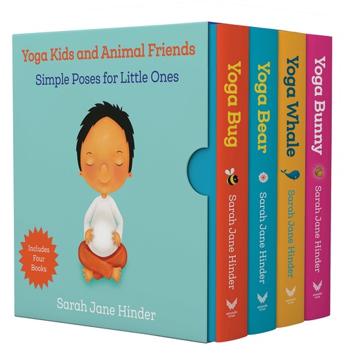Sounds True Yoga Kids and Animal Friends Board Books Boxed Set Printed Book - Sounds True Inc Publication - 06 Oct 2020 - Book - English