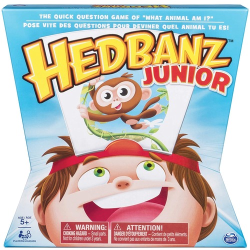 Spin Master Hedbanz Junior Game - Educational - 2 to 4 Players Box