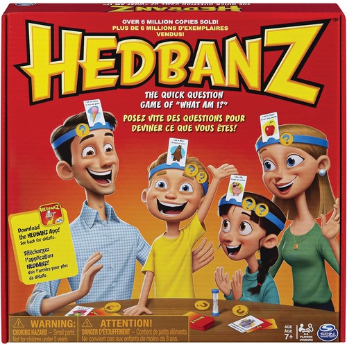 Spin Master Hedbanz Game - Classic - 2 to 6 Players Box