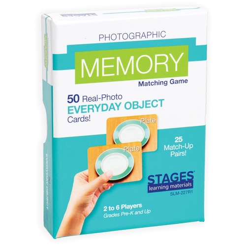Stages Learning Materials Everyday Objects Memory - 2 to 6 Players Pack
