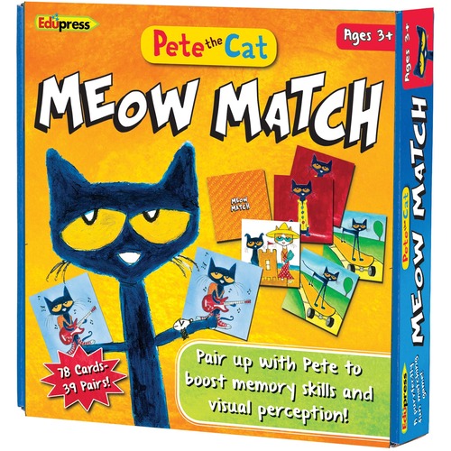 Teacher Created Resources Pete the Cat Meow Match Game - Box
