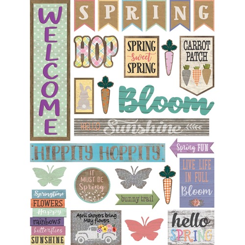 Home Sweet Classroom Spring Mini Bulletin Board Set - Bulletin Board Sets - TCR8578