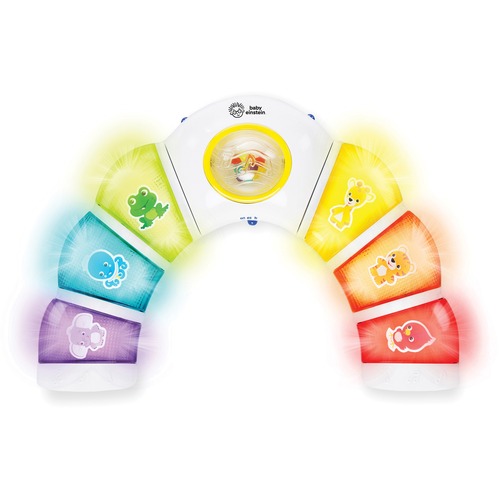 Baby Einstein Glow & Discover Light Bar Activity Station - Skill Learning: Interactive Learning, Language, Color, Animal, Light, Sound - 3 Month & Up