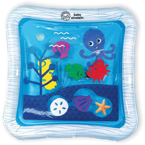Baby Einstein Opus's Ocean of Discovery Tummy Time Water Mat - Skill Learning: Sensory, Exploration, Motor Skills, Discovery, Muscle, Shape, Cause & Effect, Gross Motor - Newborn