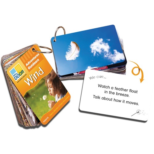 Adventures Outdoors Flash Cards - Wind - 30 Cards / Pack - Teaching Flash Cards - YLDYUS0419