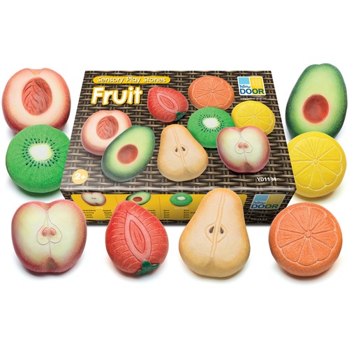 Fruit Sensory Play Stones - Set of 8 Pieces