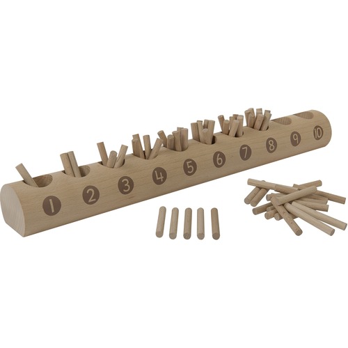 Natural Counting Log - Set of 61 Pieces