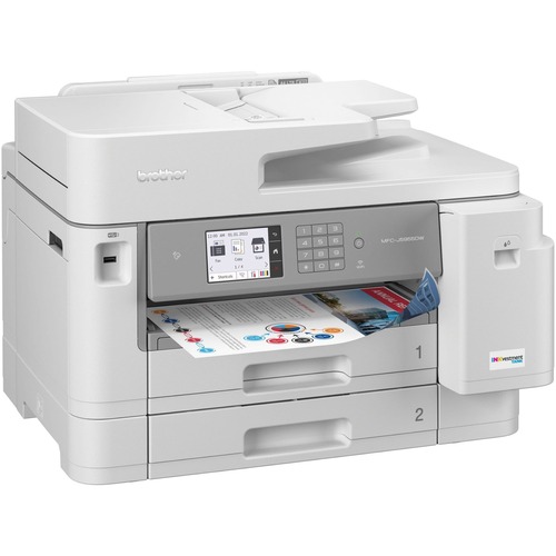 Picture of Brother Workhorse MFC-J5955DW Wireless Inkjet Multifunction Printer - Color