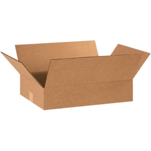 BOX Shipping Case - External Dimensions: 20" Length x 12" Width x 4" Height - Standard Duty - Single Wall - 32 ECT - Corrugated Cardboard - Kraft - For Clothes, Book, Artwork, Mirror, Picture Frame - 25 Bundle